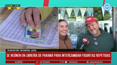 Intercambio de figuritas del Mundial convoc&oacute; a familias y coleccionistas en Paran&aacute;